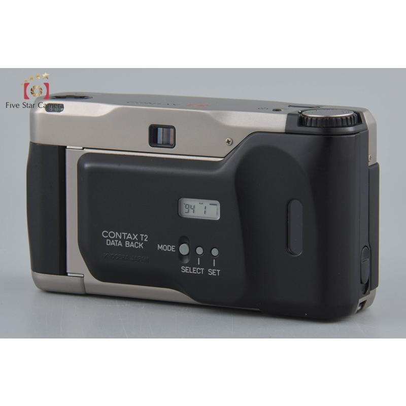 コンタックスT2 フィルムカメラ　データバック付き　中古品 CONTAX 【中古】CONTAX コンタックス T2 コンパクトフィルム