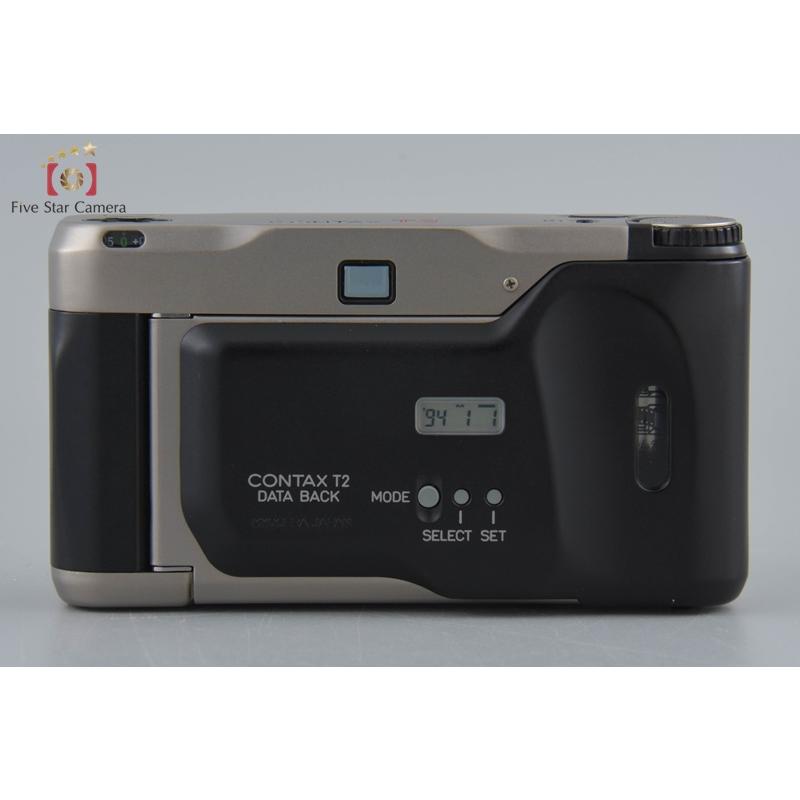 CONTAX コンタックス T2 + 未使用データバック付き 中古】CONTAX コンタックス T2 D コンパクトフィルムカメラ
