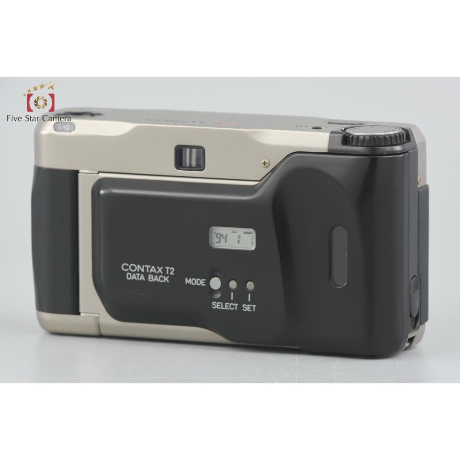 京セラ - CONTAX コンタックス T2D T2データバック 箱付 美品 中古】CONTAX コンタックス T2 D コンパクトフィルムカメラ