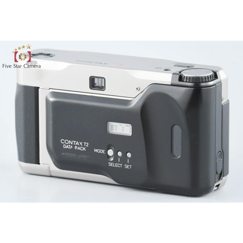 コンタックスT2 フィルムカメラ　データバック付き　中古品 中古】CONTAX コンタックス T2 D コンパクトフィルムカメラ