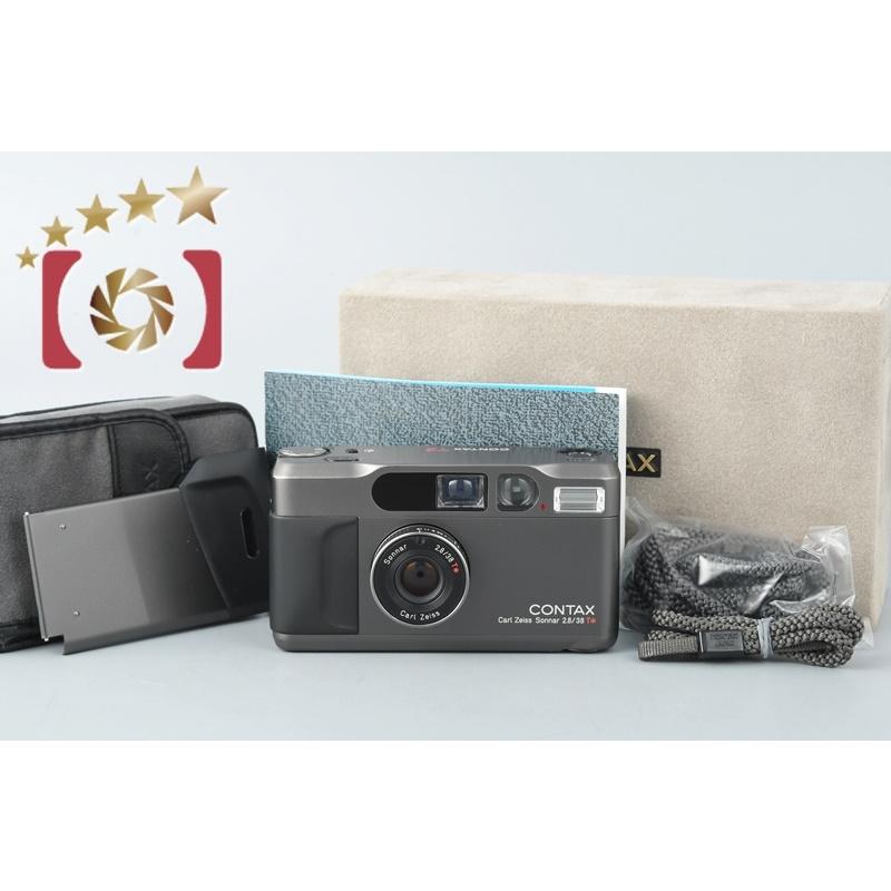 中古】CONTAX コンタックス T2 チタンブラック データバック付属
