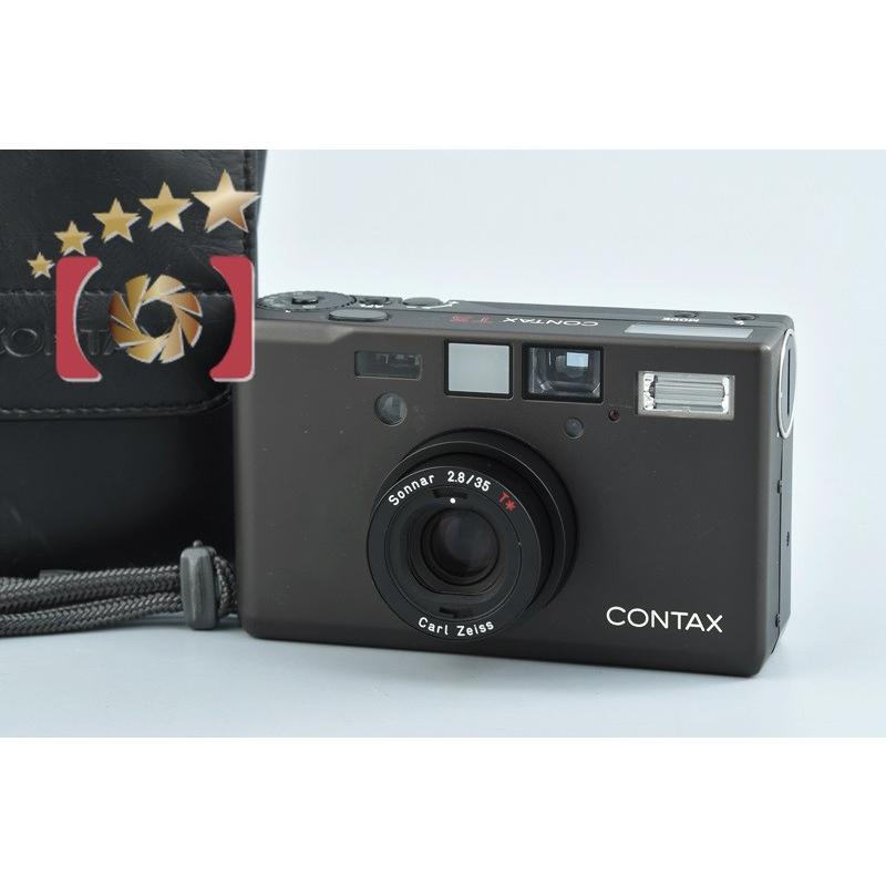 【中古】CONTAX コンタックス T3 チタンブラック コンパクトフィルムカメラ  :contax-t3-bk-015292-0514-:中古カメラのファイブスターカメラ - 通販 - Yahoo!ショッピング