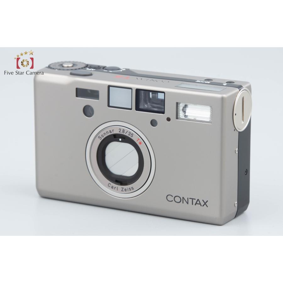 【超美品】CONTAX T3 データバック付き　完動品 CONTAX T3 裏蓋データバック付き（日付機能）前期型【完動品