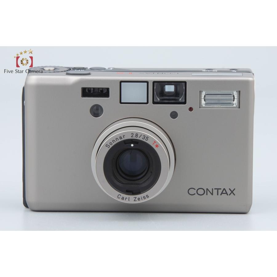 【動作確認済】美品Contax T3 後期　ダブルティース　箱あり 動作確認済】美品Contax T3 後期 ダブルティース 箱あり - メルカリ