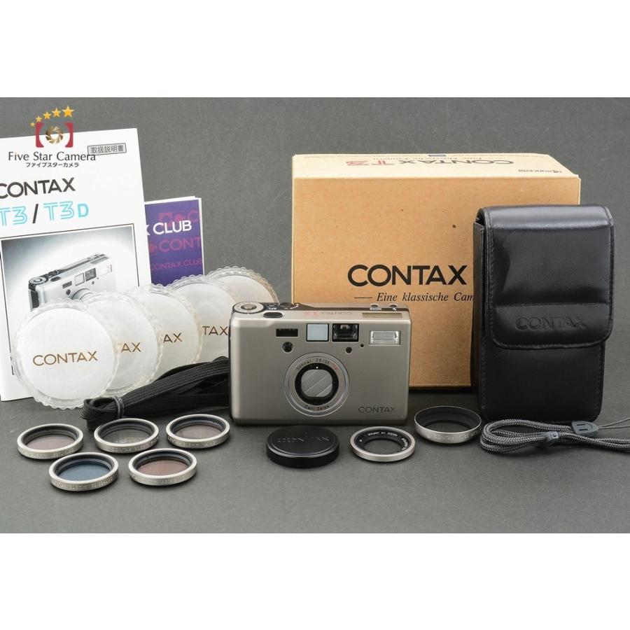 CONTAX T3 中古 中古 コンタックス T3 デート シルバー CONTAX 【中古カメラ】｜カメラ