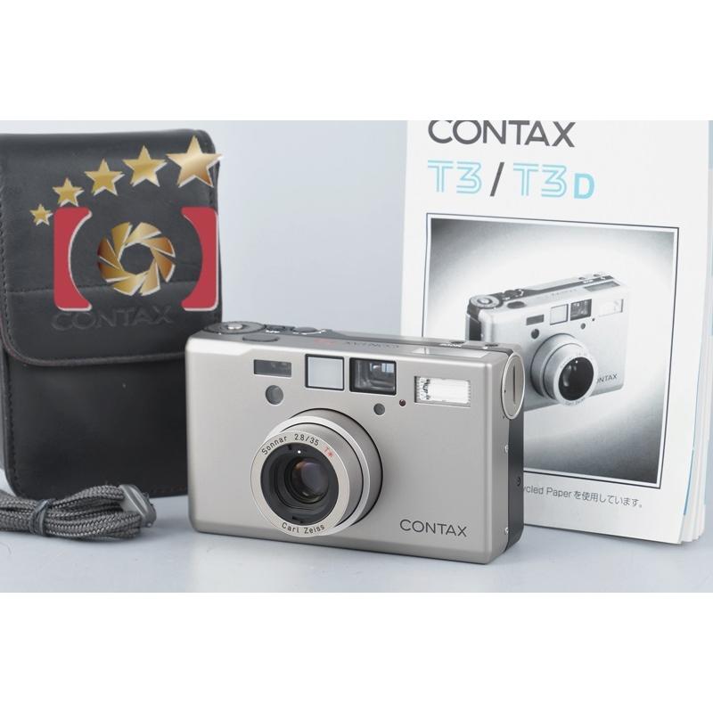 【美品】CONTAX T3 シルバー シングルティース Contax T3 silver titanium AF compact film camera (JUNK) | eBay