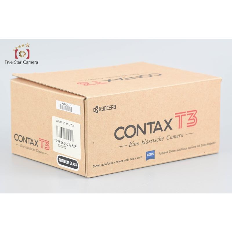 CONTAX（コンタックス） 【中古】CONTAX T3 シングルティース チタン