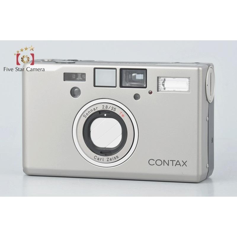 動作確認済 CONTAX T3D ダブルティース 中古】CONTAX コンタックス T3D データバック付属 ダブル