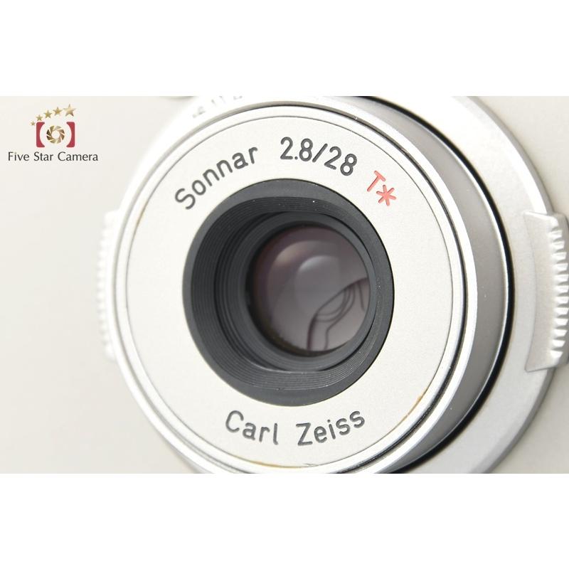 【希少】 CONTAX コンタックス Tix コンパクト フィルムカメラ 中古】CONTAX コンタックス Tix シルバー コンパクトフィルム