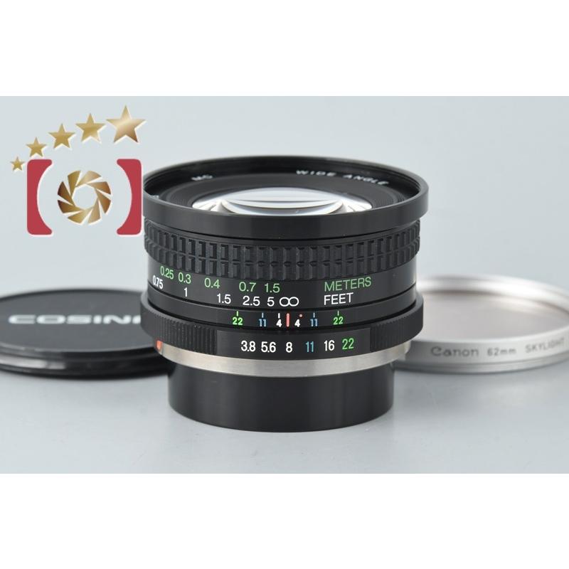 中古】COSINA コシナ 20mm f/3.8 MC WIDE ANGLE ヤシカ・コンタックス