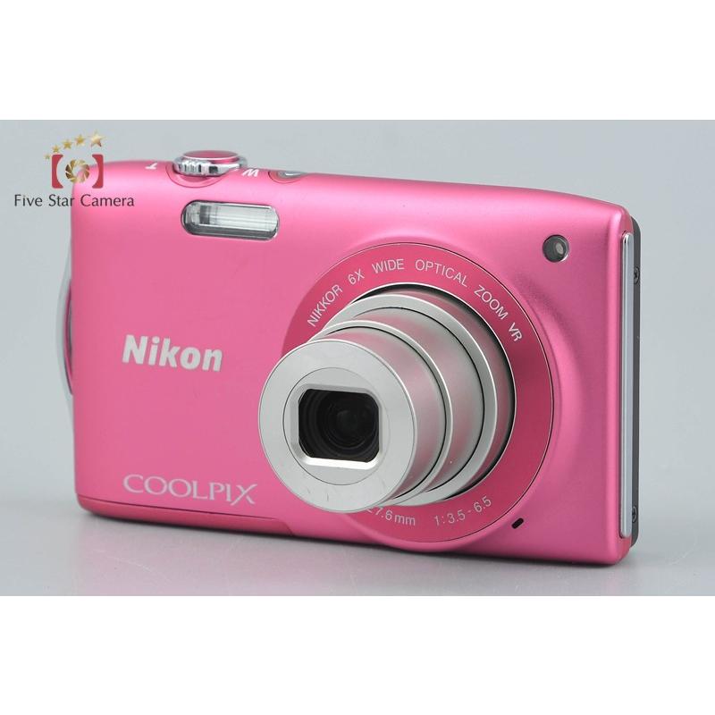 ★中古★【Nikon COOLPIX S3300】コンパクトデジタルカメラ ニコン（Nikon） 【中古】Nikon COOLPIX S3300 ストロベリーピンク