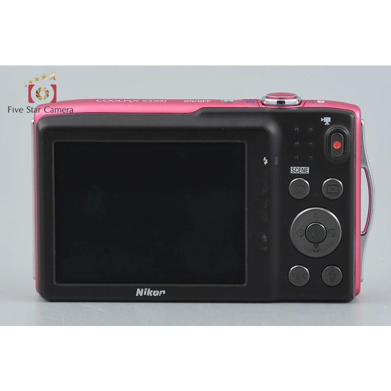 ニコン（Nikon） 【中古】Nikon COOLPIX S3300 ストロベリーピンク