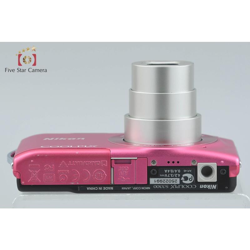 ニコン（Nikon） 【中古】Nikon COOLPIX S3300 ストロベリーピンク