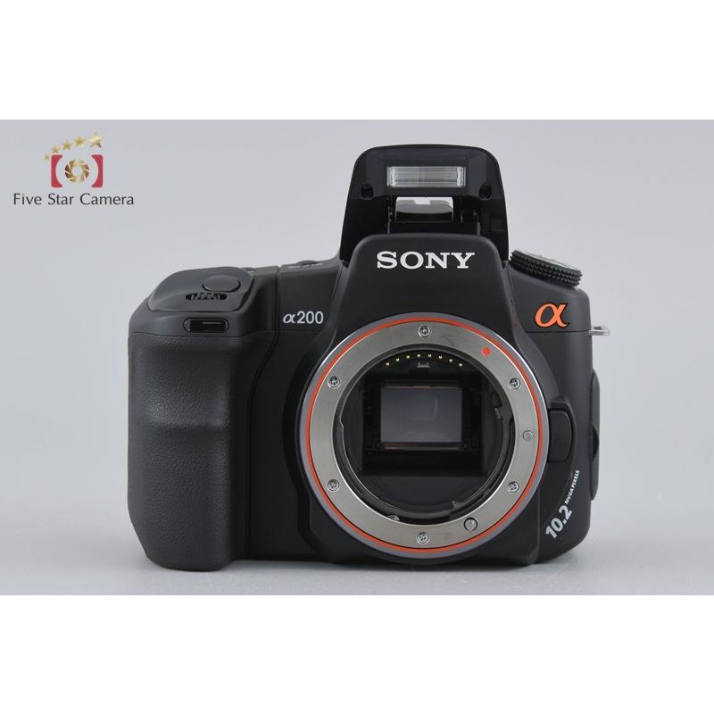 美品 ソニー α200 デジタル一眼レフカメラボディ ブラック Sony SONY（ソニー） 【中古】SONY α200 DSLR-A200 ブラック デジタル一眼