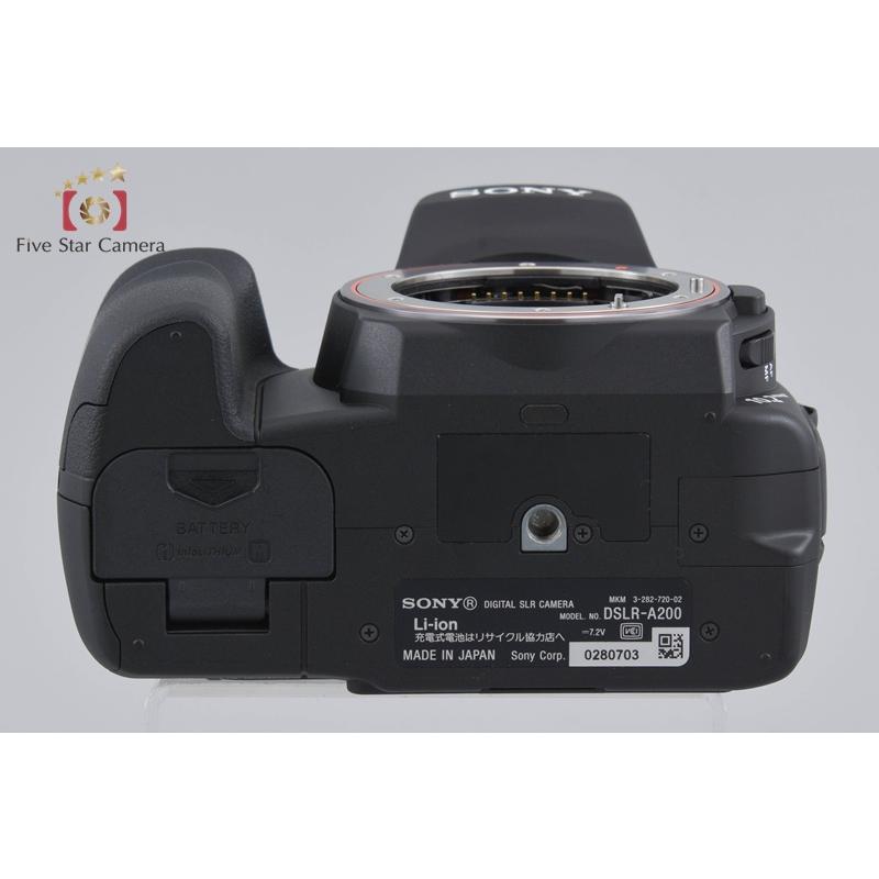 SONY（ソニー） 【中古】SONY α200 DSLR-A200 ブラック デジタル一眼 