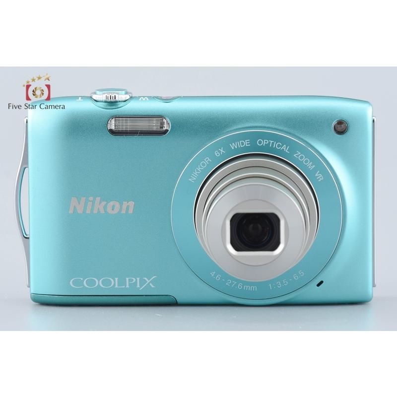 ★中古★【Nikon COOLPIX S3300】コンパクトデジタルカメラ ニコン（Nikon） 【中古】Nikon COOLPIX S3300 ミントグリーン