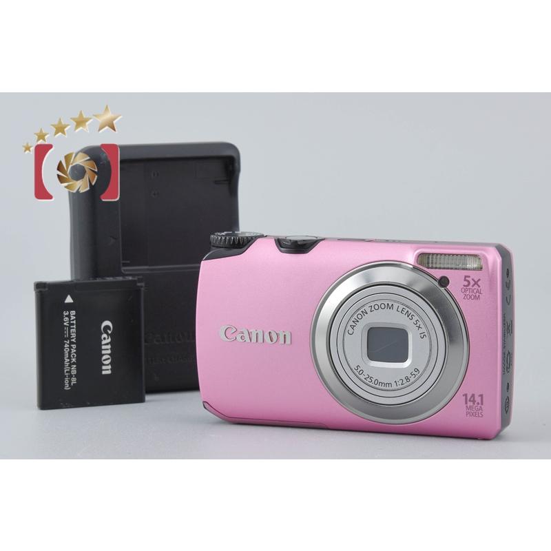 キヤノン（Canon） 【中古】Canon PowerShot A3200 IS ピンク