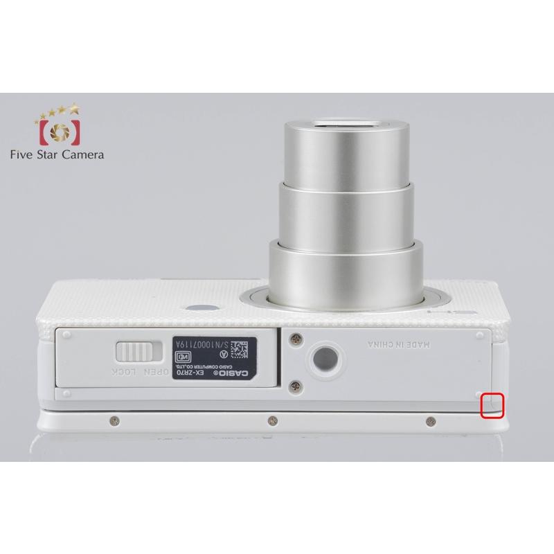 CASIO（カシオ） 【中古】Casio HIGH SPEED EXILIM EX-ZR70 ホワイト