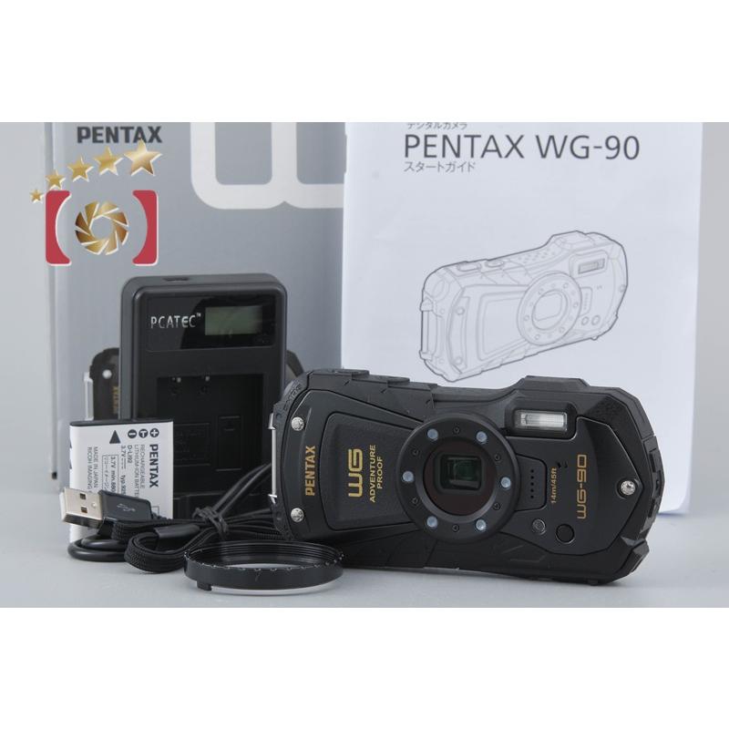 【ほぼ新品】PENTAX WG-90 防水デジタルカメラ ブラック　RICOH Waterproof Pentax WG-90 Has New Branding and Color But Identical