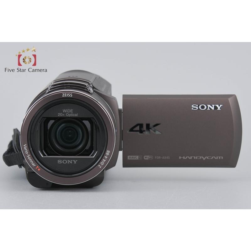 美品 ソニー デジタル 4K ビデオカメラ FDR-AX45 ハンディカム ブロンズブラウン SONY 中古 ソニー SONY デジタル4Kビデオカメラレコーダー FDR-AX45 ブロンズ