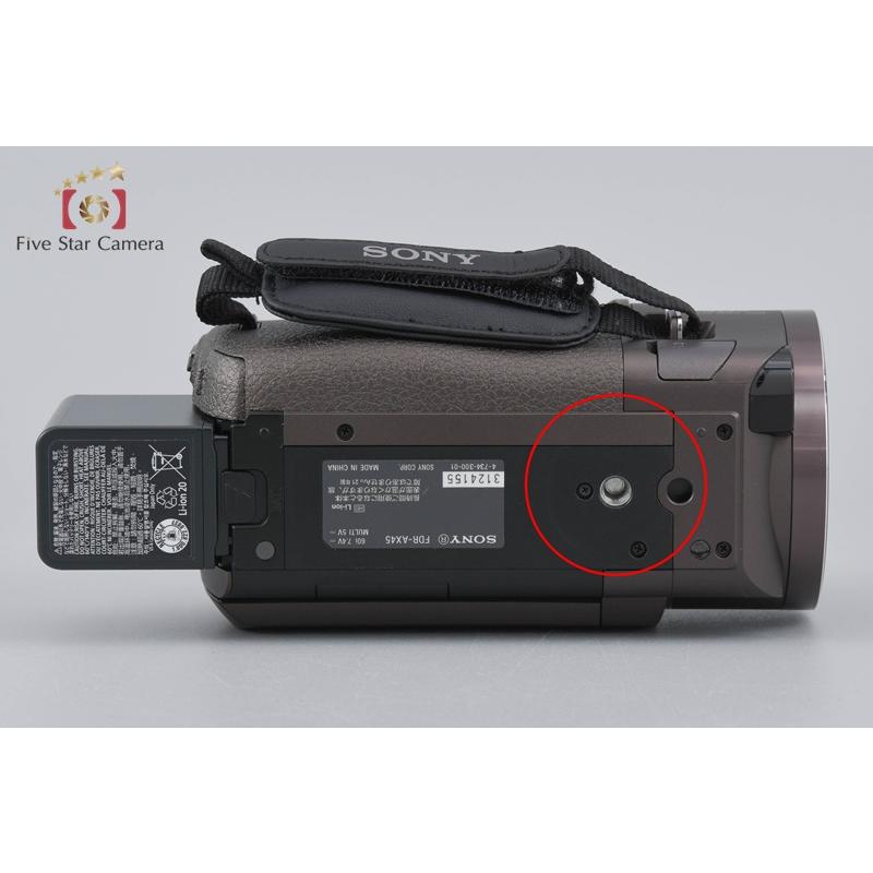 SONY（ソニー） 【中古】SONY HANDYCAM FDR-AX45 ブロンズブラウン 