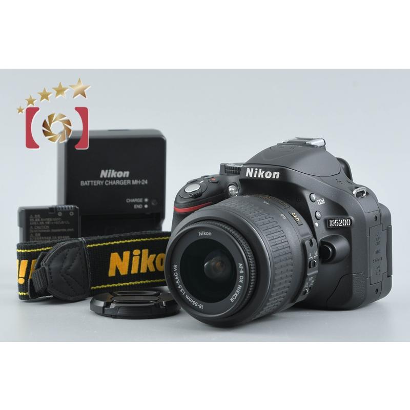 ニコン（Nikon） 【中古】Nikon D5200 18-55 VR レンズキット ブラック