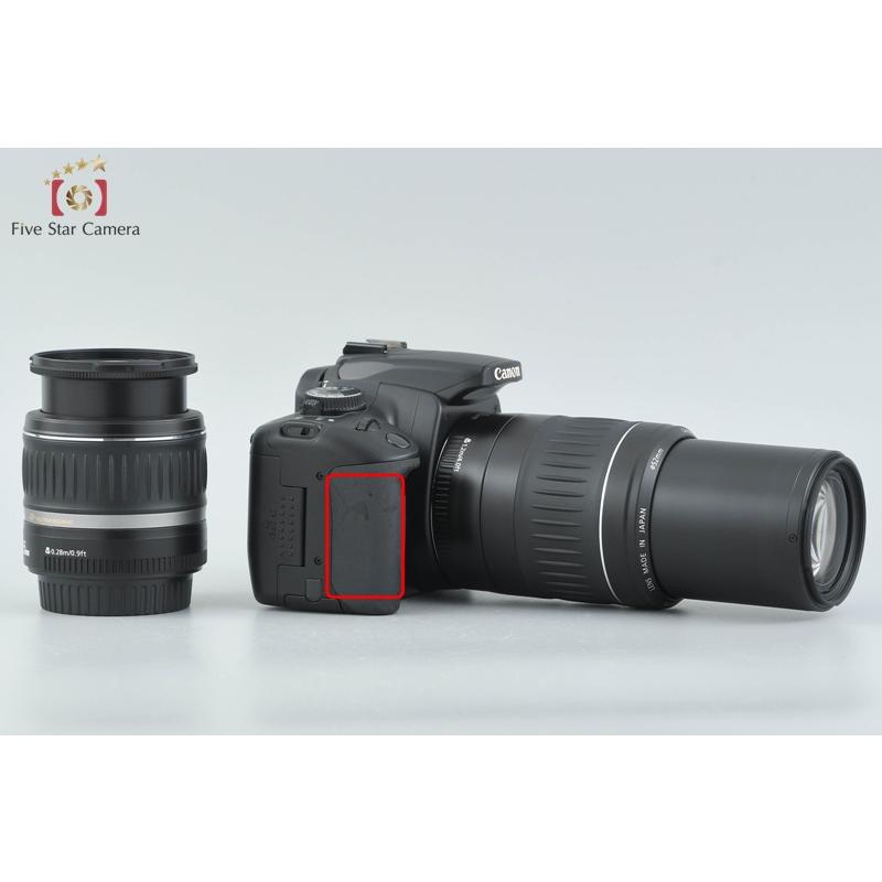 【中古】Canon キヤノン EOS Kiss Digital X ブラック + EF-S 18-55mm f/3.5-5.6 II USM + EF 55-200mm f/4.5-5.6 II USM | キヤノン | 04