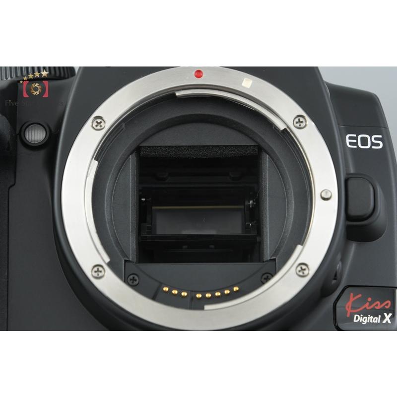 【中古】Canon キヤノン EOS Kiss Digital X ブラック + EF-S 18-55mm f/3.5-5.6 II USM + EF 55-200mm f/4.5-5.6 II USM | キヤノン | 07