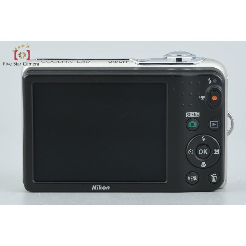 ニコン（Nikon） 【中古】Nikon COOLPIX L30 シルバー コンパクト