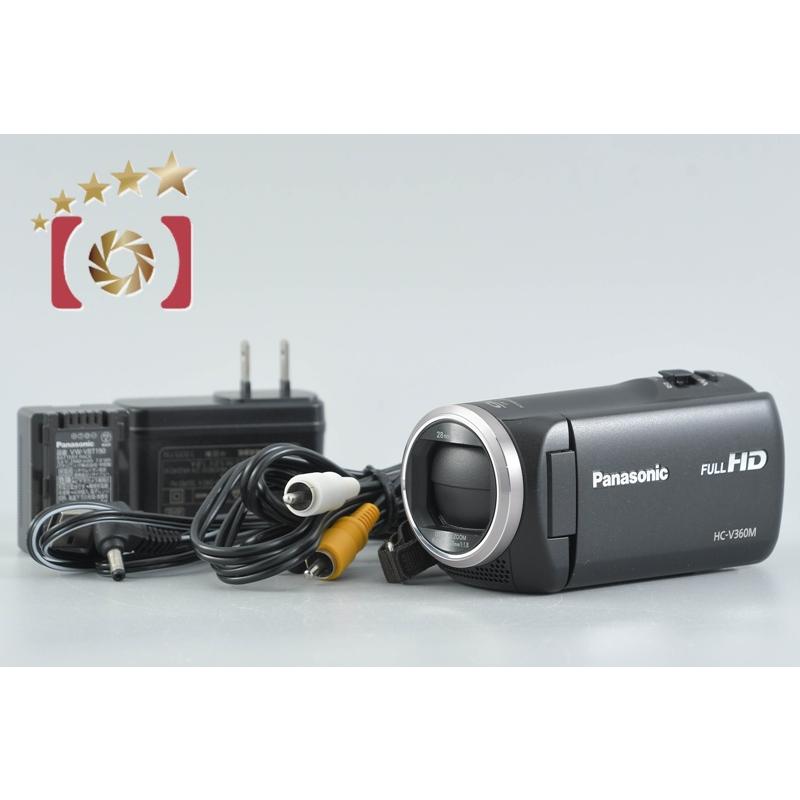 中古Panasonic パナソニックHC-V360Mビデオカメラ動作確認済み Panasonic（パナソニック） 【中古】Panasonic HC-V360M ブラック