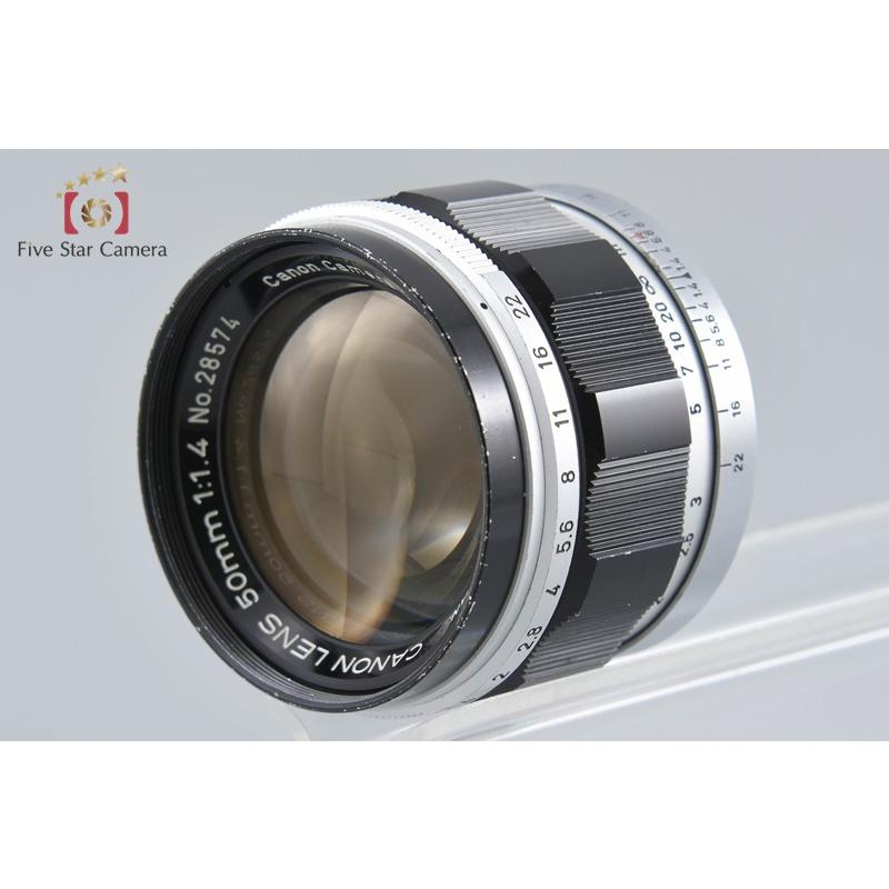 Canon キヤノン 50㎜ f/1.4 L39 ライカ スクリュー マウント キヤノン（Canon） 【中古】Canon 50mm f/1.4 L39 ライカスクリュー