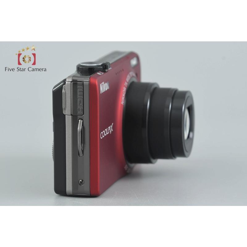 Nikon COOLPIX レッド Ｓ6000 中古 ニコン（Nikon） 【中古】Nikon COOLPIX S6000 フラッシュレッド
