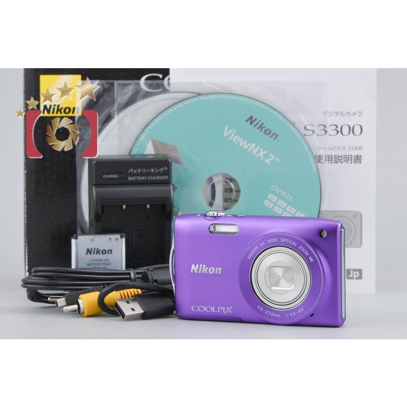 ニコン（Nikon） 【中古】Nikon COOLPIX S3300 ラベンダーパープル