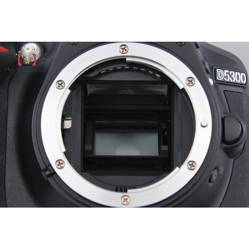 中古】Nikon ニコン D5300 AF-P ダブルズームキット ブラック 元箱付き