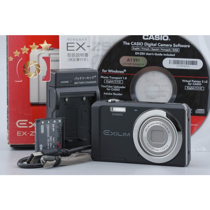 CASIO デジタルカメラ EXILIM ブラック EX-ZS5BK（中古品） CASIO（カシオ） 【中古】CASIO EXILIM EX-ZS5 ブラック コンパクト