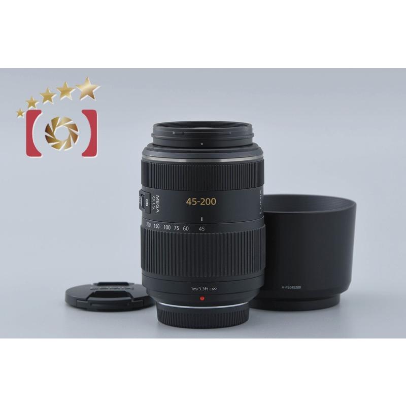 【中古】Panasonic パナソニック LUMIX G VARIO 45-200mm f/4-5.6 MEGA O.I.S. H-FS045200 | Panasonic