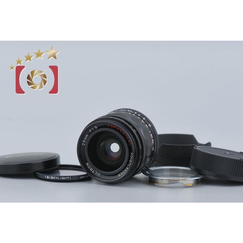 【中古】Voigtlander フォクトレンダー ULTRON 28mm f/1.9 Aspherical ブラック L39 ライカスクリューマウント | Voigtlander