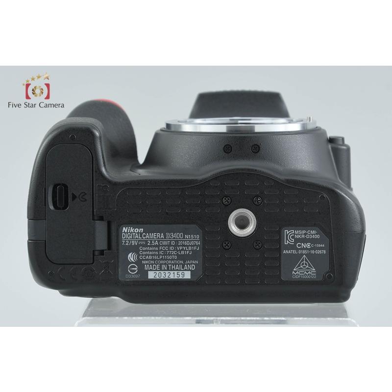 ニコン（Nikon） 【中古】Nikon D3400 デジタル一眼レフカメラ