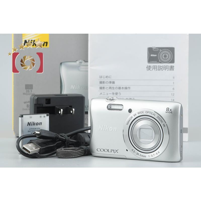 ニコン（Nikon） 【中古】Nikon COOLPIX S3700 シルバー コンパクト