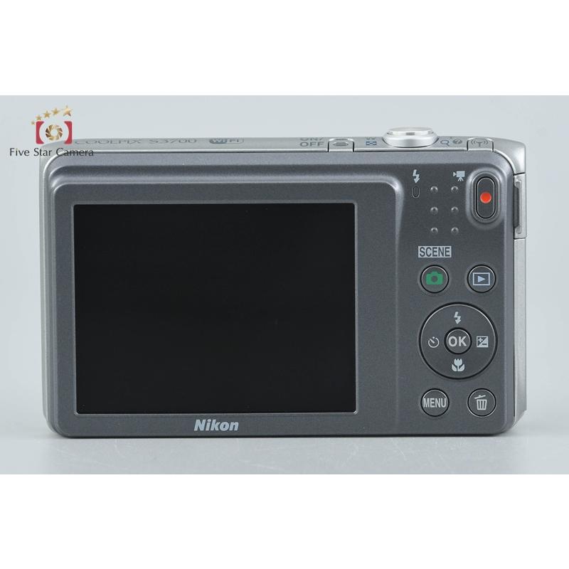 ニコン（Nikon） 【中古】Nikon COOLPIX S3700 シルバー コンパクト