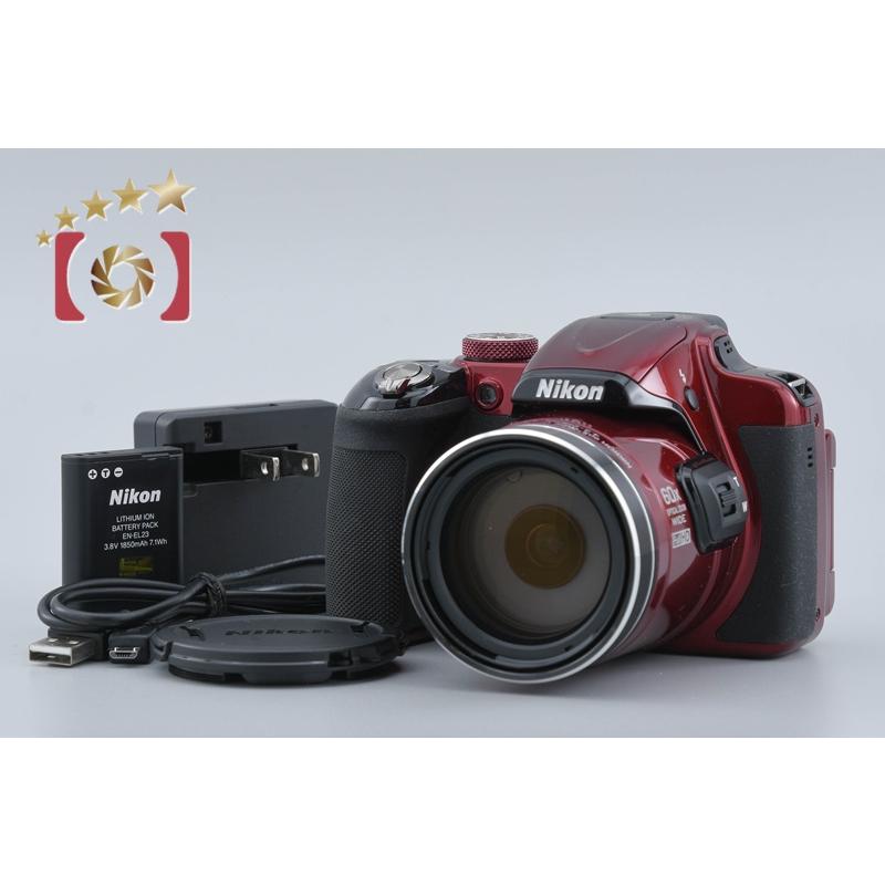 ニコン（Nikon） 【中古】Nikon COOLPIX P600 レッド コンパクト