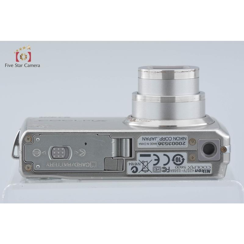 ✨美品✨Nikon ニコン COOLPIX S600 シルバー 稼働品 コンデジ ニコン（Nikon） 【中古】Nikon COOLPIX S600 チタンシルバー