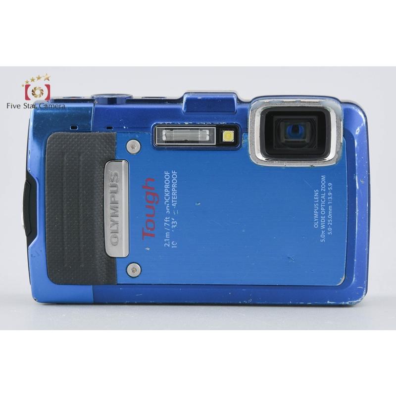 カメラ、光学機器 【H2225】 OLYMPUS FE-370 ブルー オリンパス