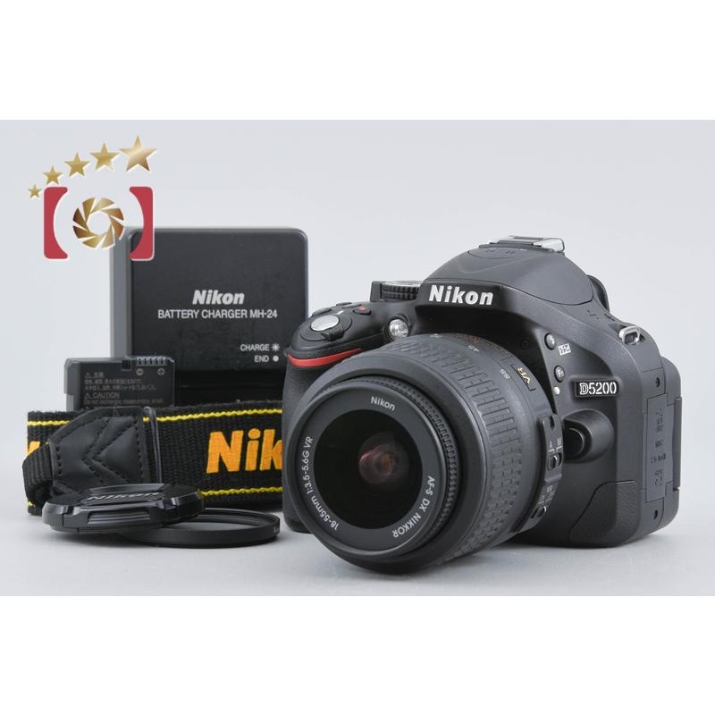 ニコン（Nikon） 【中古】Nikon D5200 18-55 VR レンズキット ブラック
