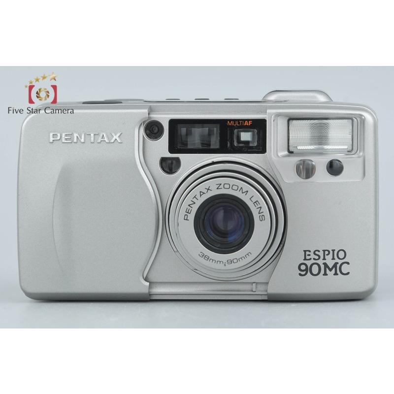【動作良好】中古PENTAX ESPIO 90MC　フィルムカメラ シルバー ペンタックス 【中古】PENTAX ESPIO 90MC シルバー コンパクトフィルム