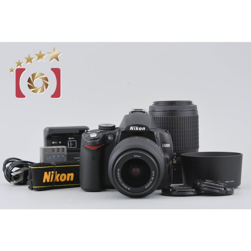 ニコン（Nikon） 【中古】Nikon D5000 ダブルズームレンズキット