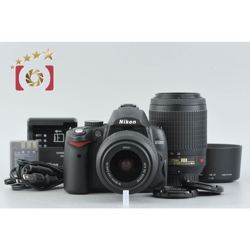 ニコン（Nikon） 【中古】Nikon D5000 ダブルズームレンズキット 