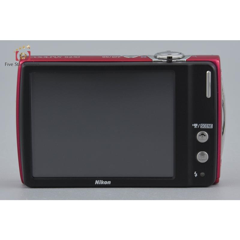 ニコン（Nikon） 【中古】Nikon COOLPIX S230 ローズレッド コンパクト