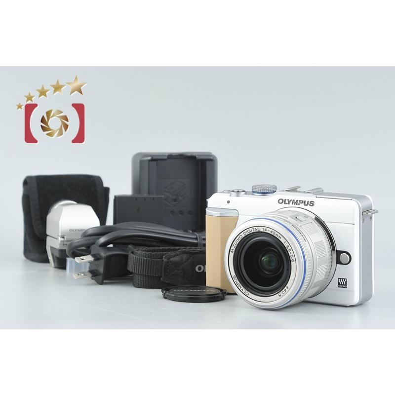 オリンパス（OLYMPUS） 【中古】OLYMPUS PEN Lite E-PL1 ホワイト + M
