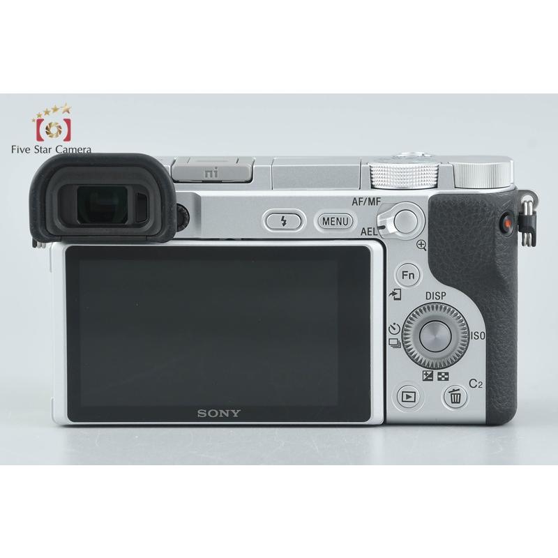 【中古】SONY ソニー α6400 ILCE-6400L シルバー パワーズームレンズキット シャッター回数僅少 five-star-camera_f0001617